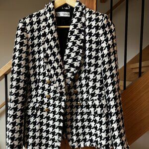 Zara DogTooth Blazer